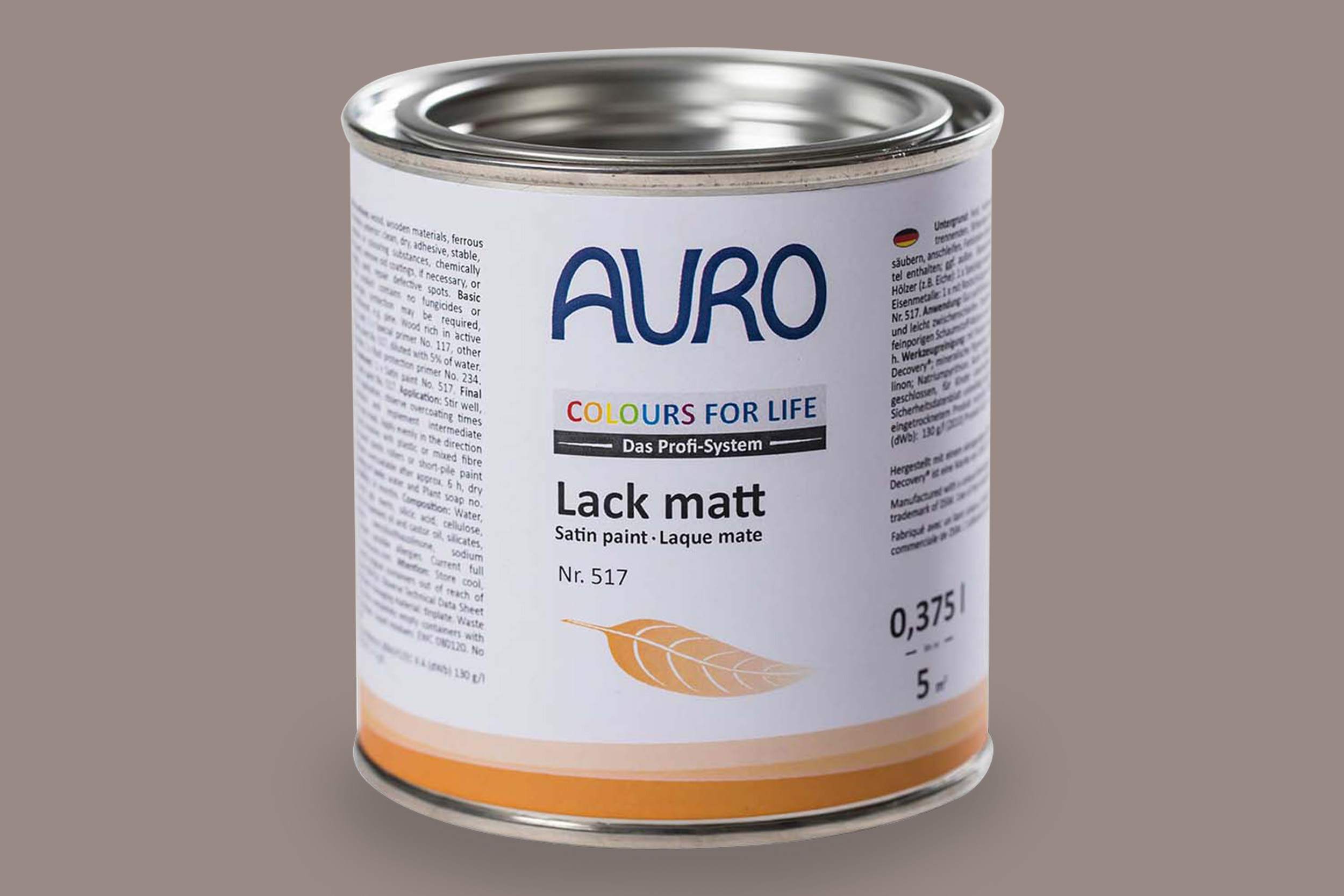 Auro Lack matt Nr. 517 Brauntöne Colours for Life