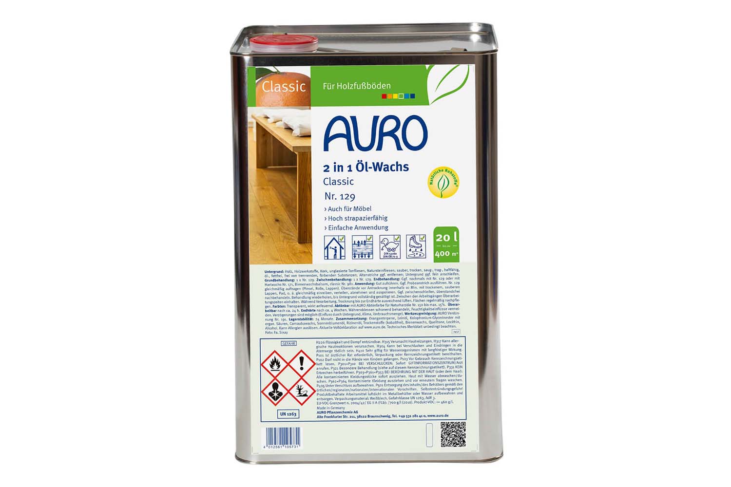 Auro 2 in 1 Öl-Wachs Classic Nr. 129