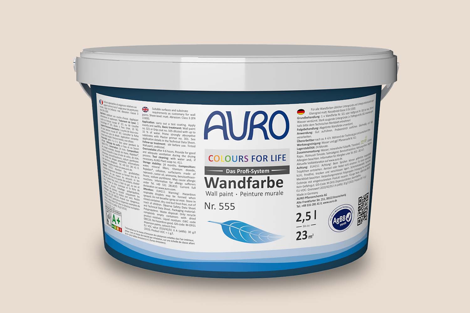 Auro Wand- und Deckenfarbe Nr. 555 Soft Tones Colours For Life