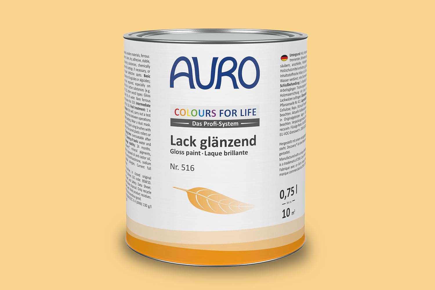 Auro Lack glänzend Nr. 516 Orangetöne Colours for Life