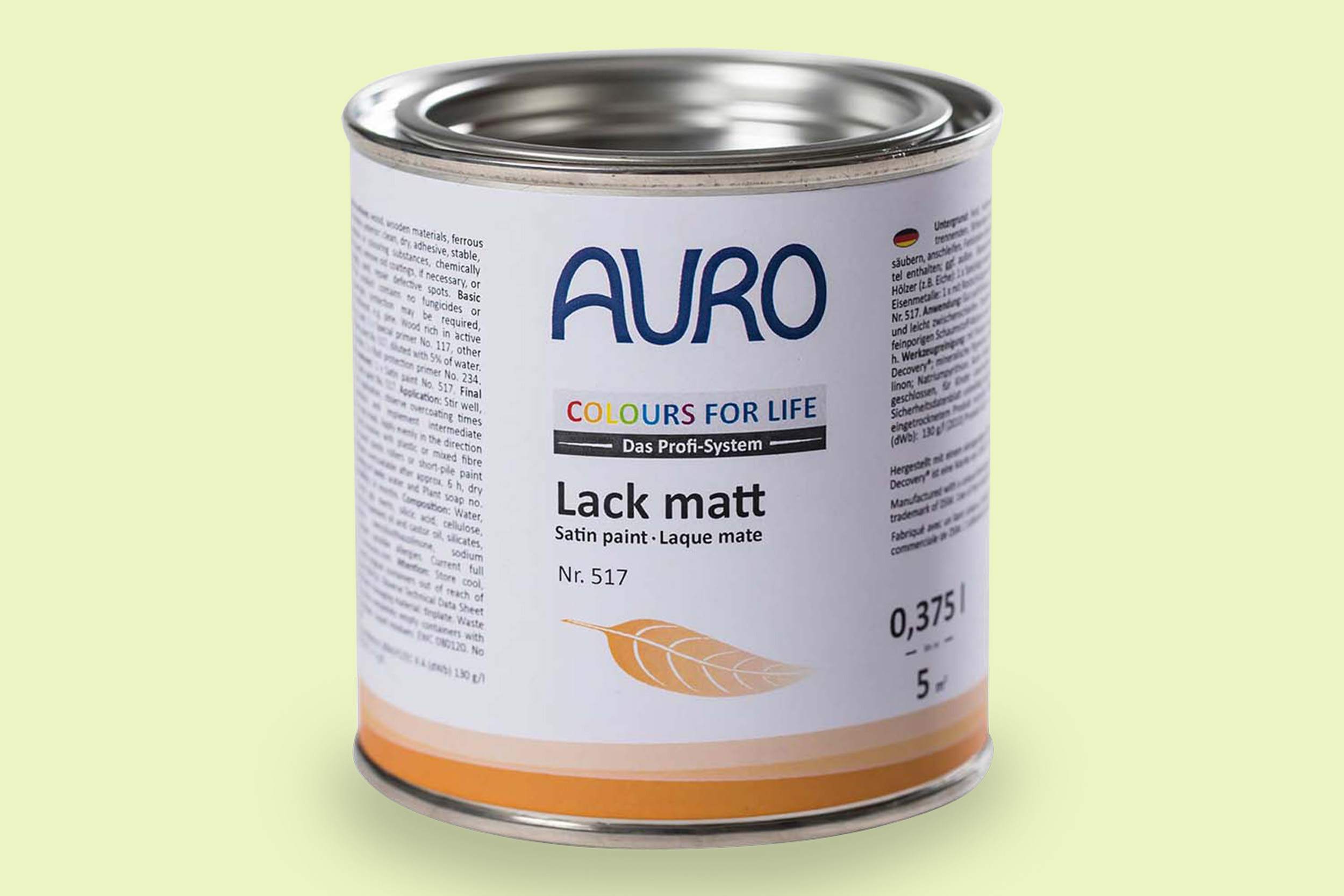 Auro Lack matt Nr. 517 Grüntöne Colours for Life