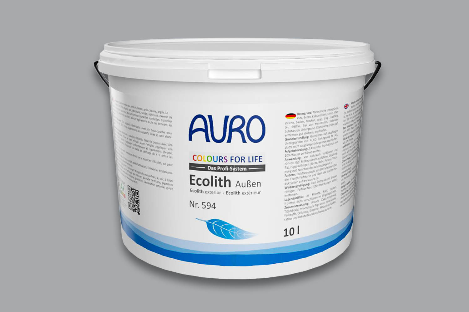 Auro Ecolith Außen Nr. 594 asphalt grey 15