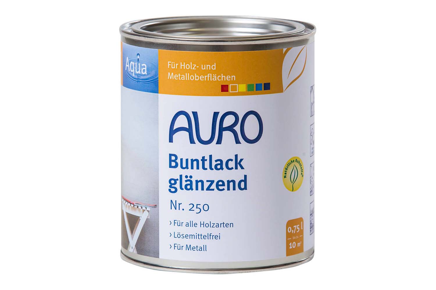 Auro Buntlack glänzend Nr. 250 - Ultramarin-Blau