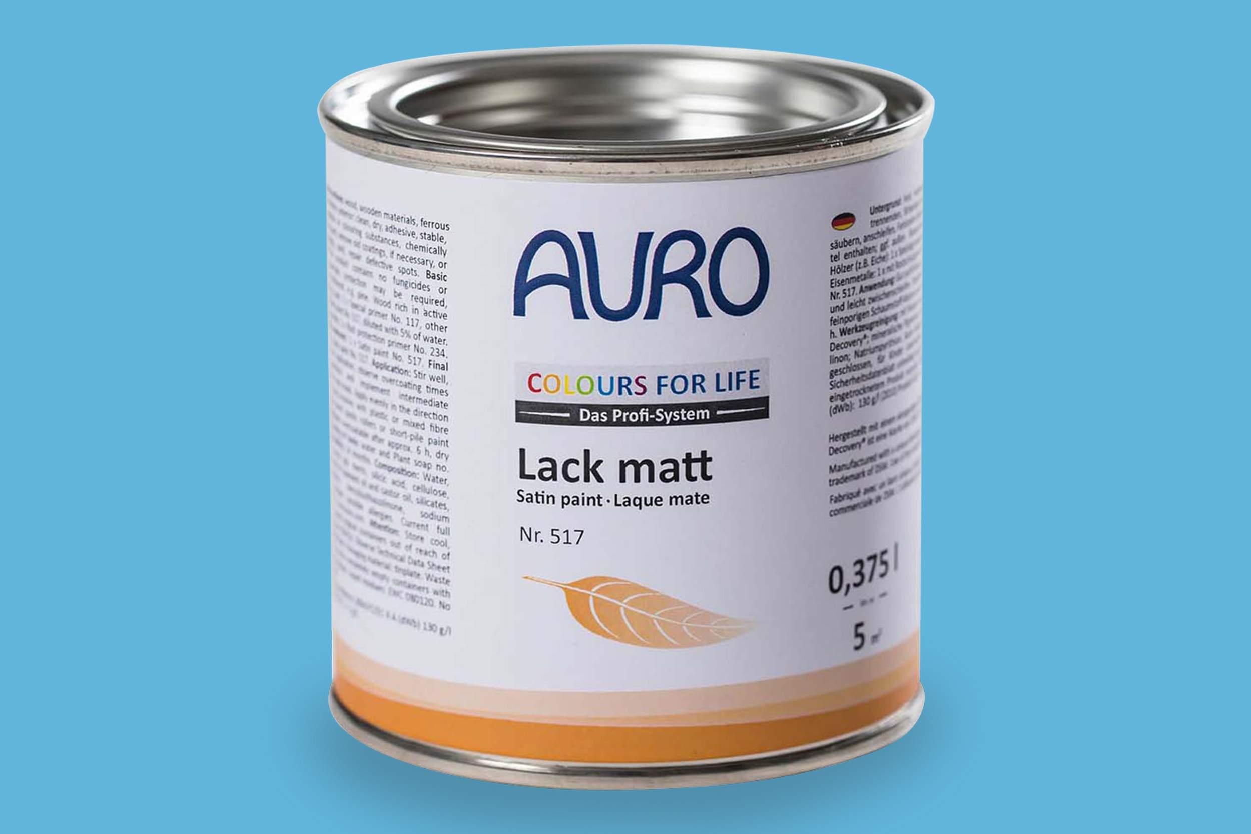 Auro Lack matt Nr. 517 Blautöne Colours for Life