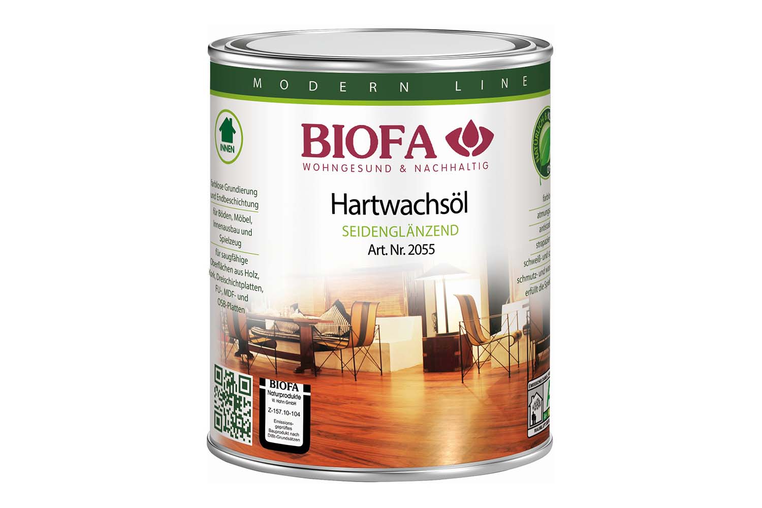 Biofa Hartwachsöl, seidenglänzend