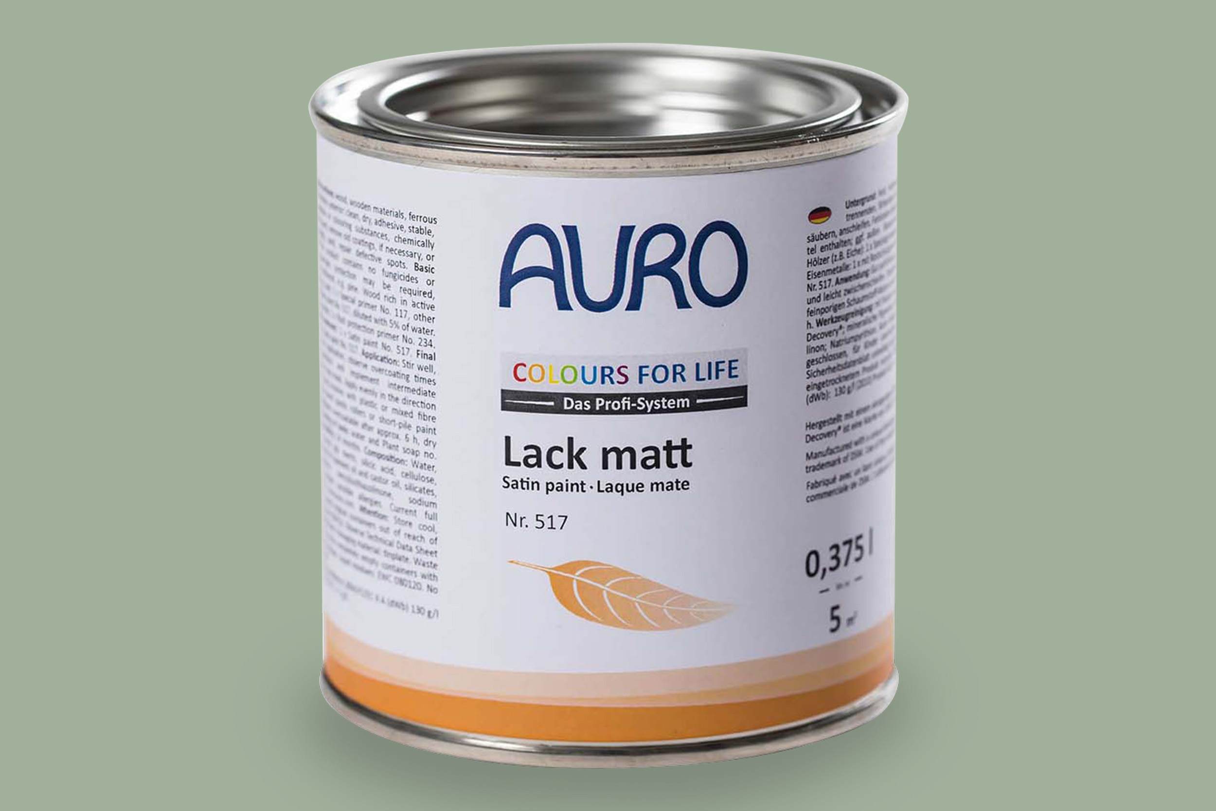 Auro Lack matt Nr. 517 Grüntöne Colours for Life