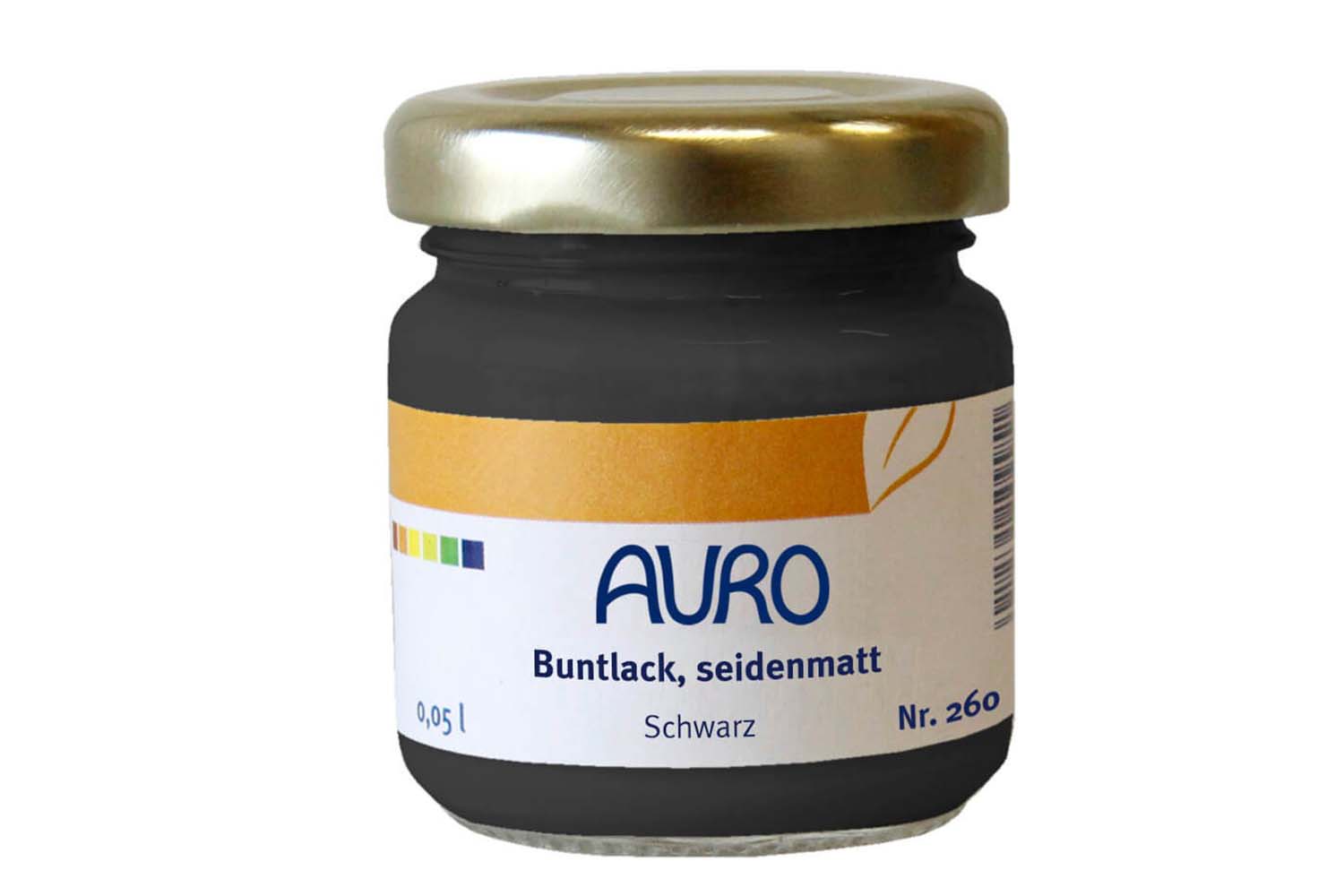 Auro Buntlack seidenmatt Nr. 260 - Schwarz