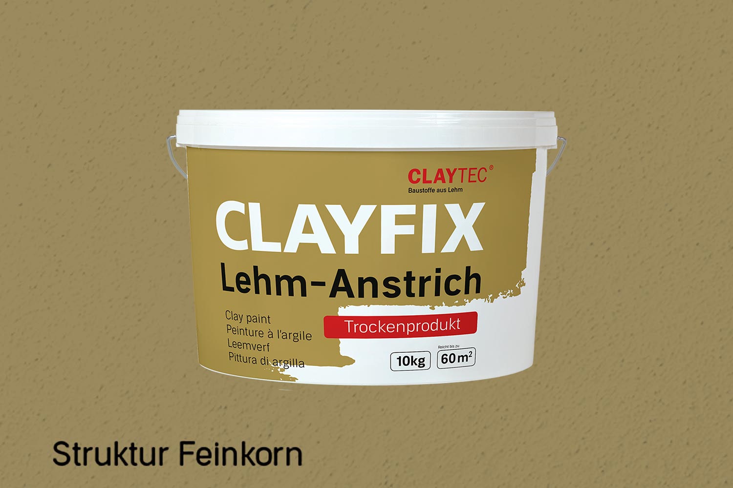 Claytec Clayfix Lehm-Anstrich Feinkorn