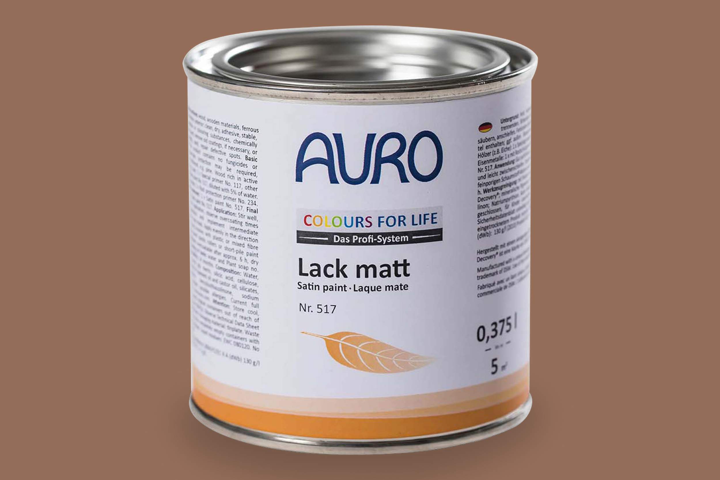 Auro Lack matt Nr. 517 Brauntöne Colours for Life