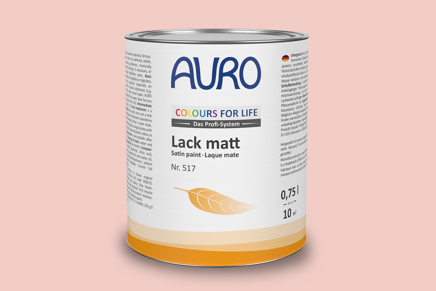 Auro Lack matt Nr. 517 sweet rose Colours for Life