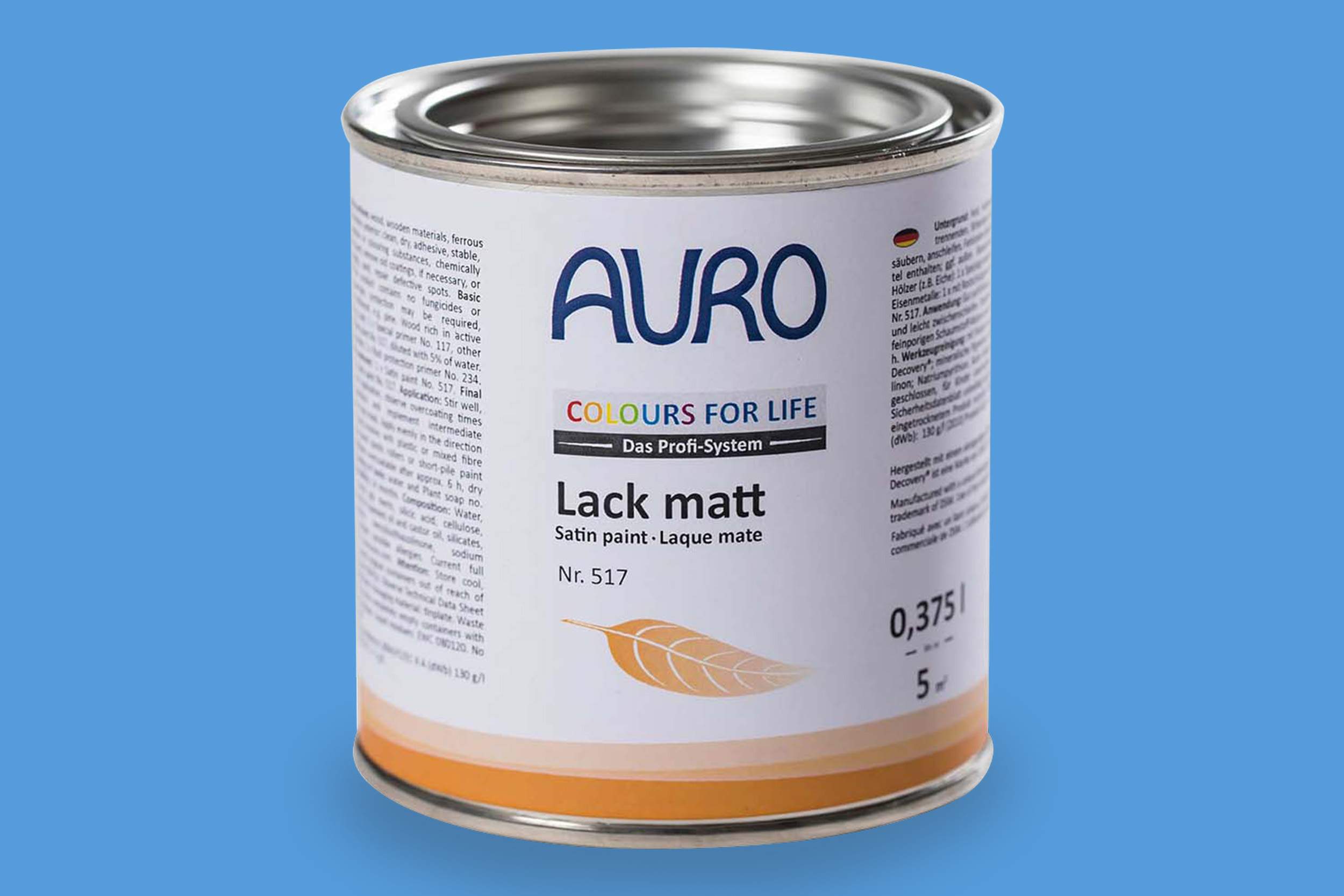 Auro Lack matt Nr. 517 Blautöne Colours for Life