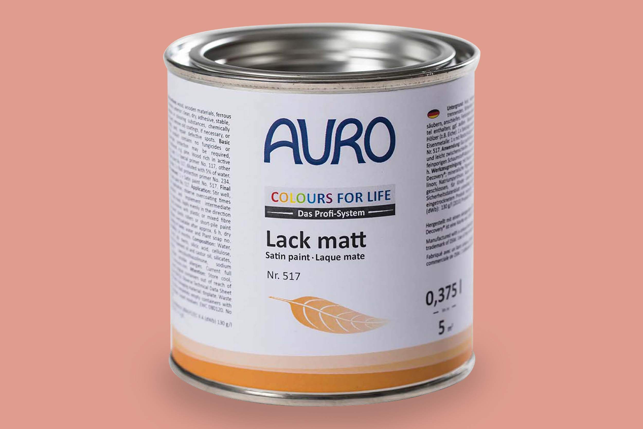 Auro Lack matt Nr. 517 Rottöne Colours for Life