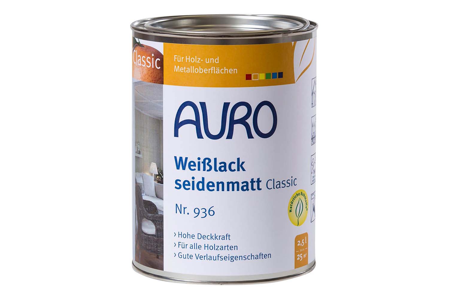 Auro Weißlack seidenmatt Classic Nr. 936