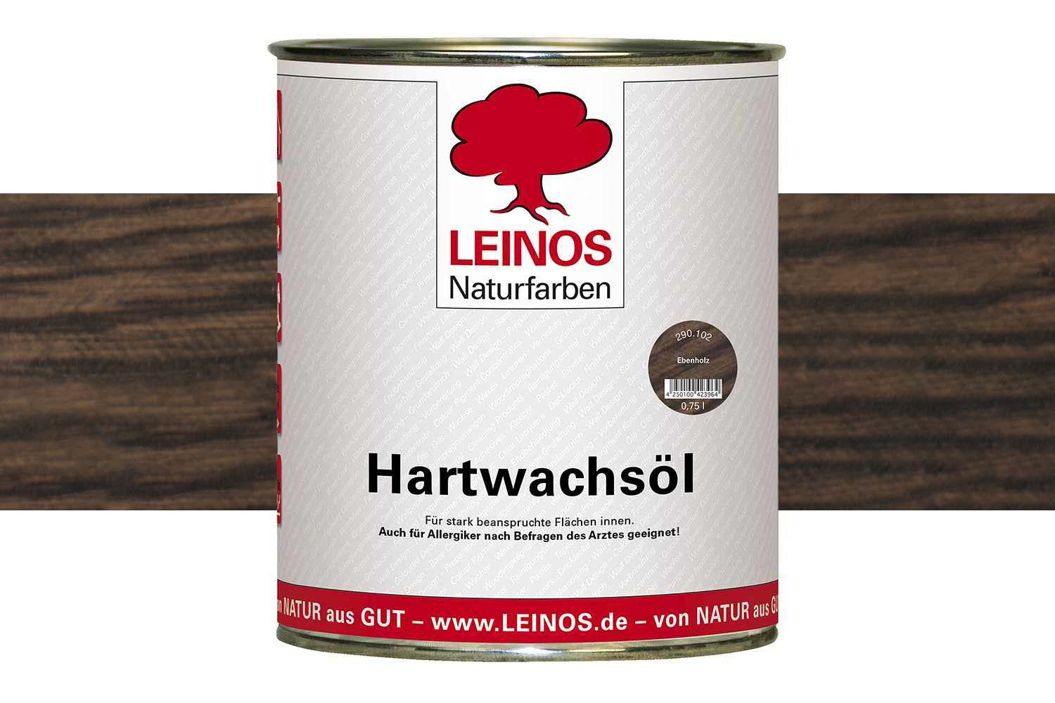 Leinos Hartwachsöl 290 Ebenholz