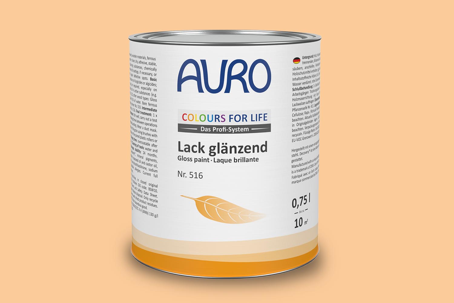 Auro Lack glänzend Nr. 516 Orangetöne Colours for Life