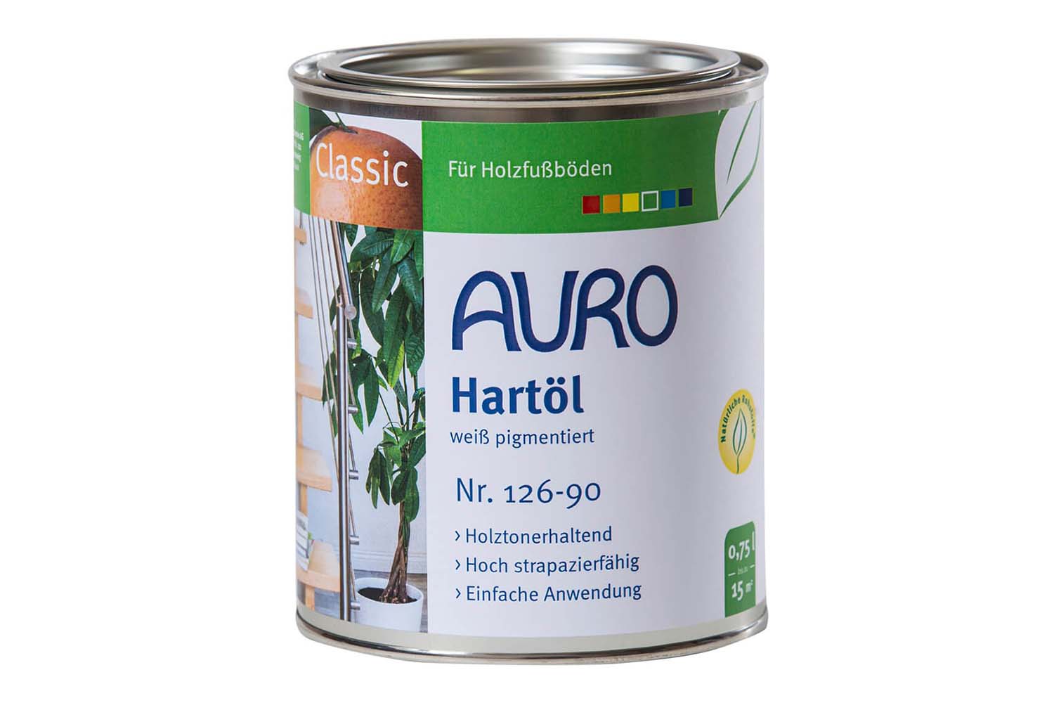 Auro Hartöl Nr. 126 - Weiß pigmentiert