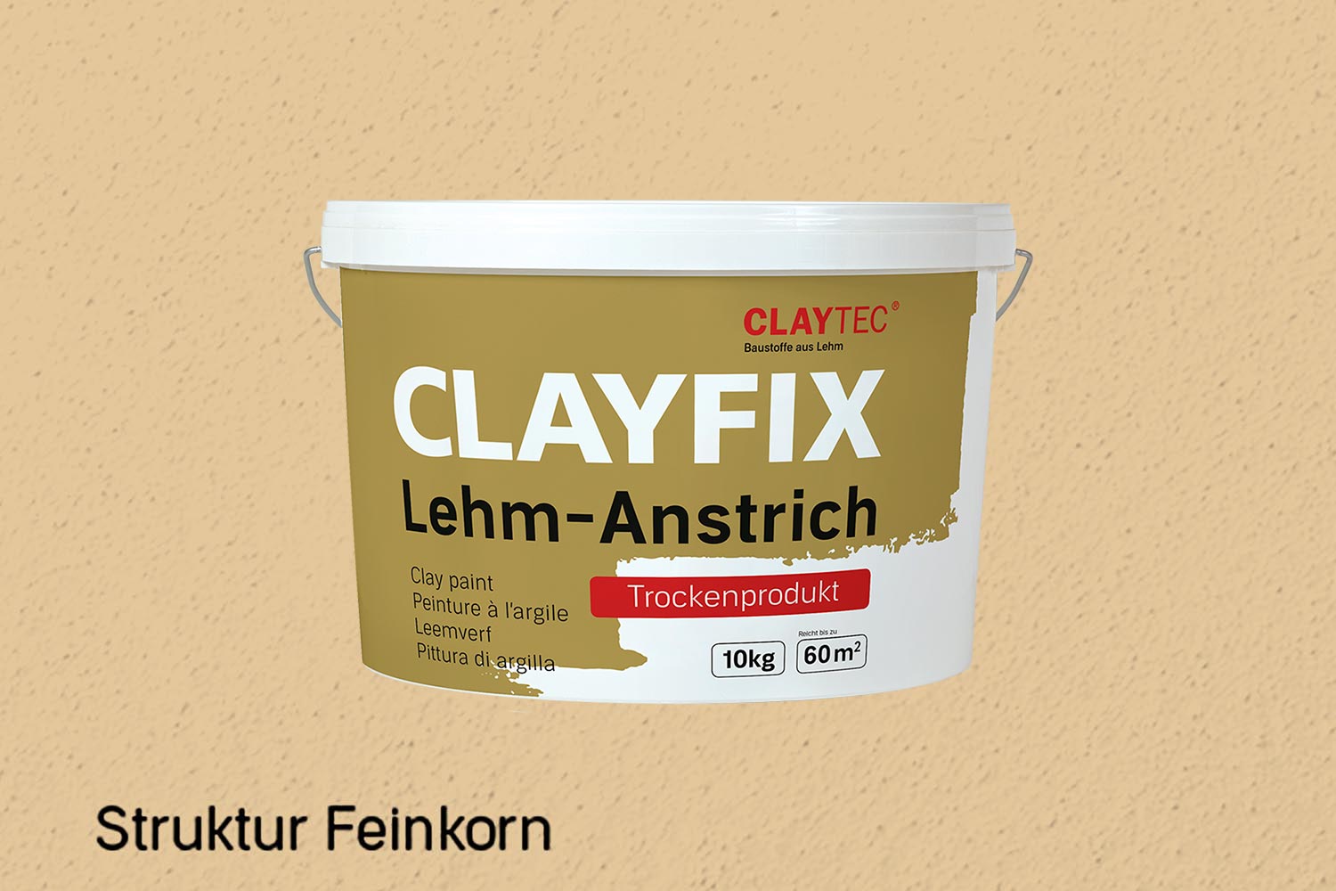 Claytec Clayfix Lehm-Anstrich Feinkorn