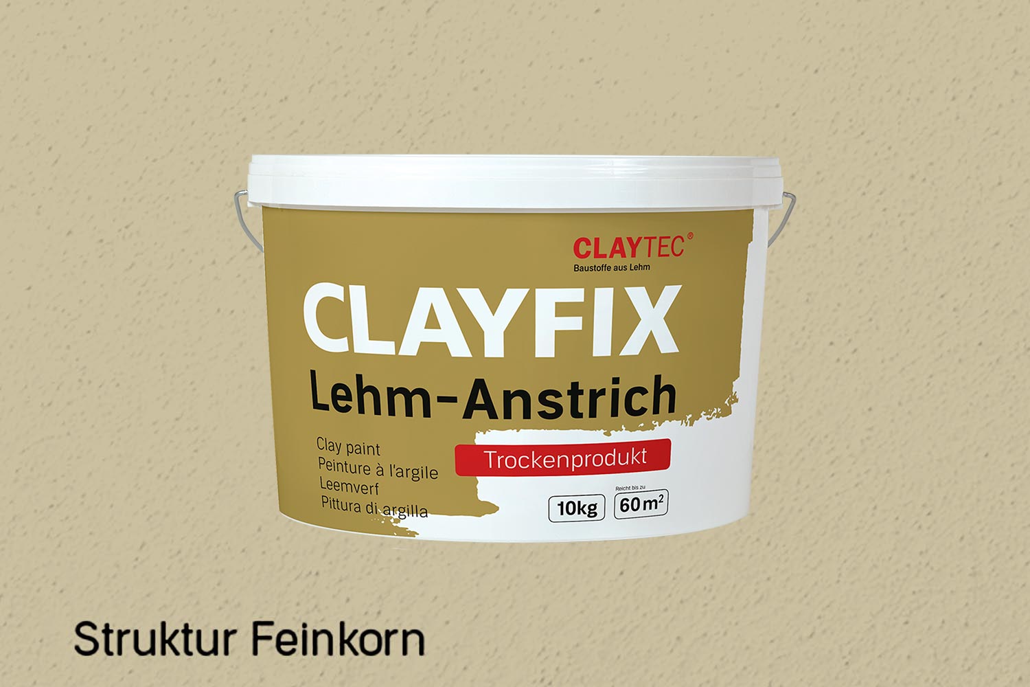Claytec Clayfix Lehm-Anstrich Feinkorn