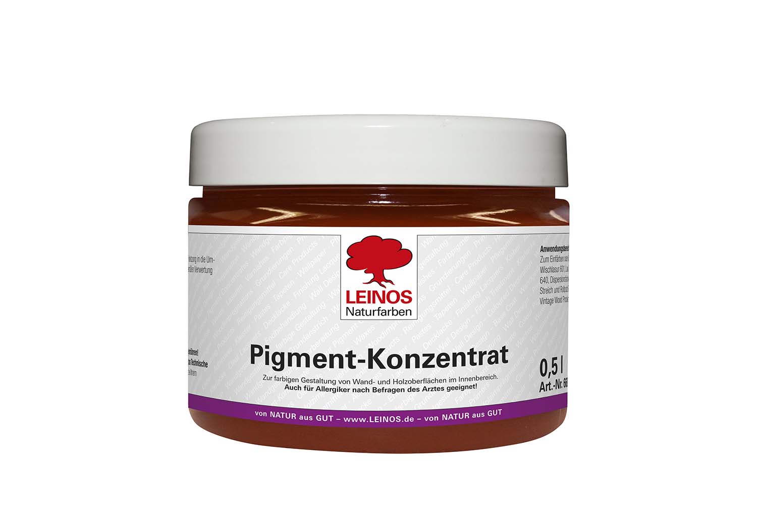 Leinos Pigment-Konzentrat 668 Eisenoxid-Rot