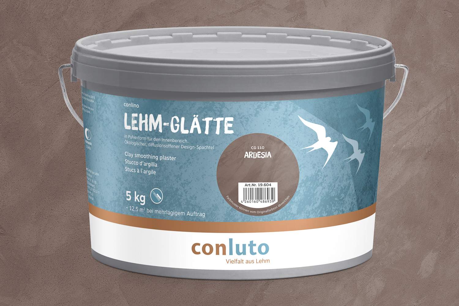 conluto Lehm-Glätte Ardesia