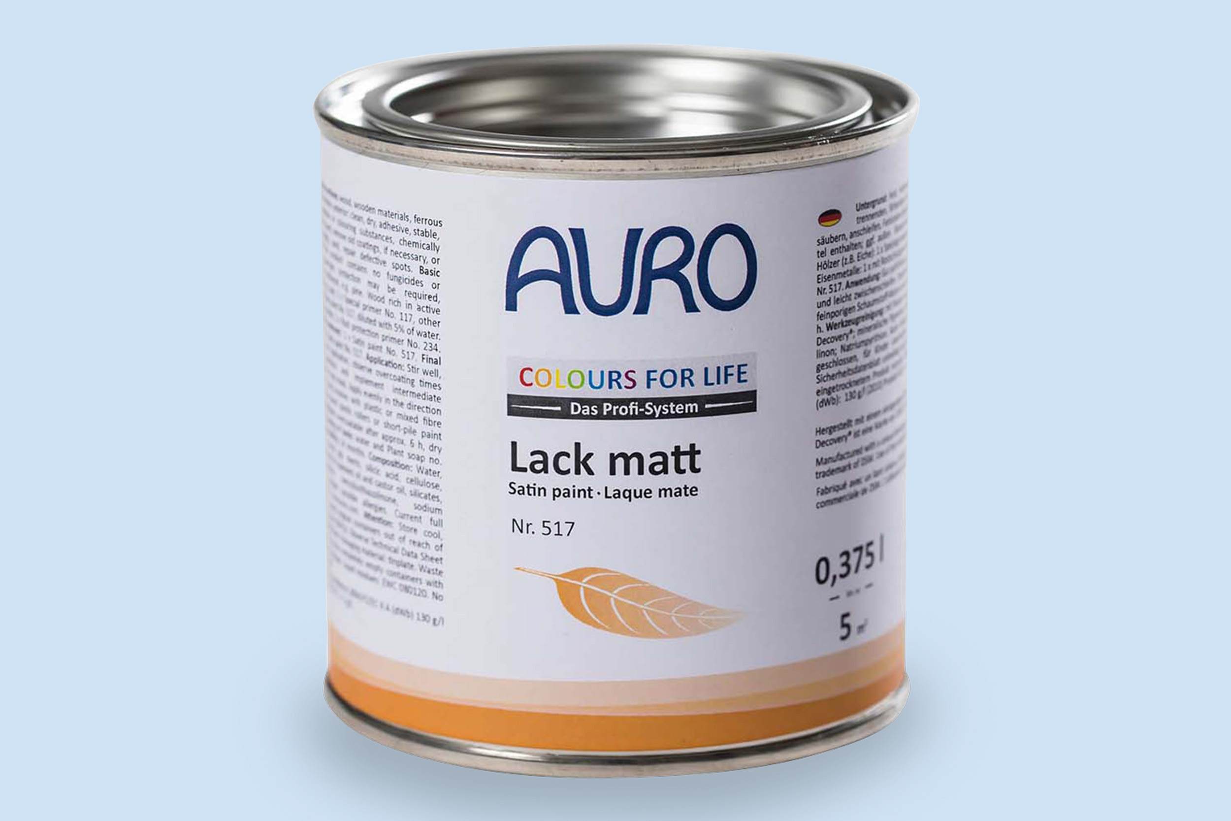 Auro Lack matt Nr. 517 Blautöne Colours for Life