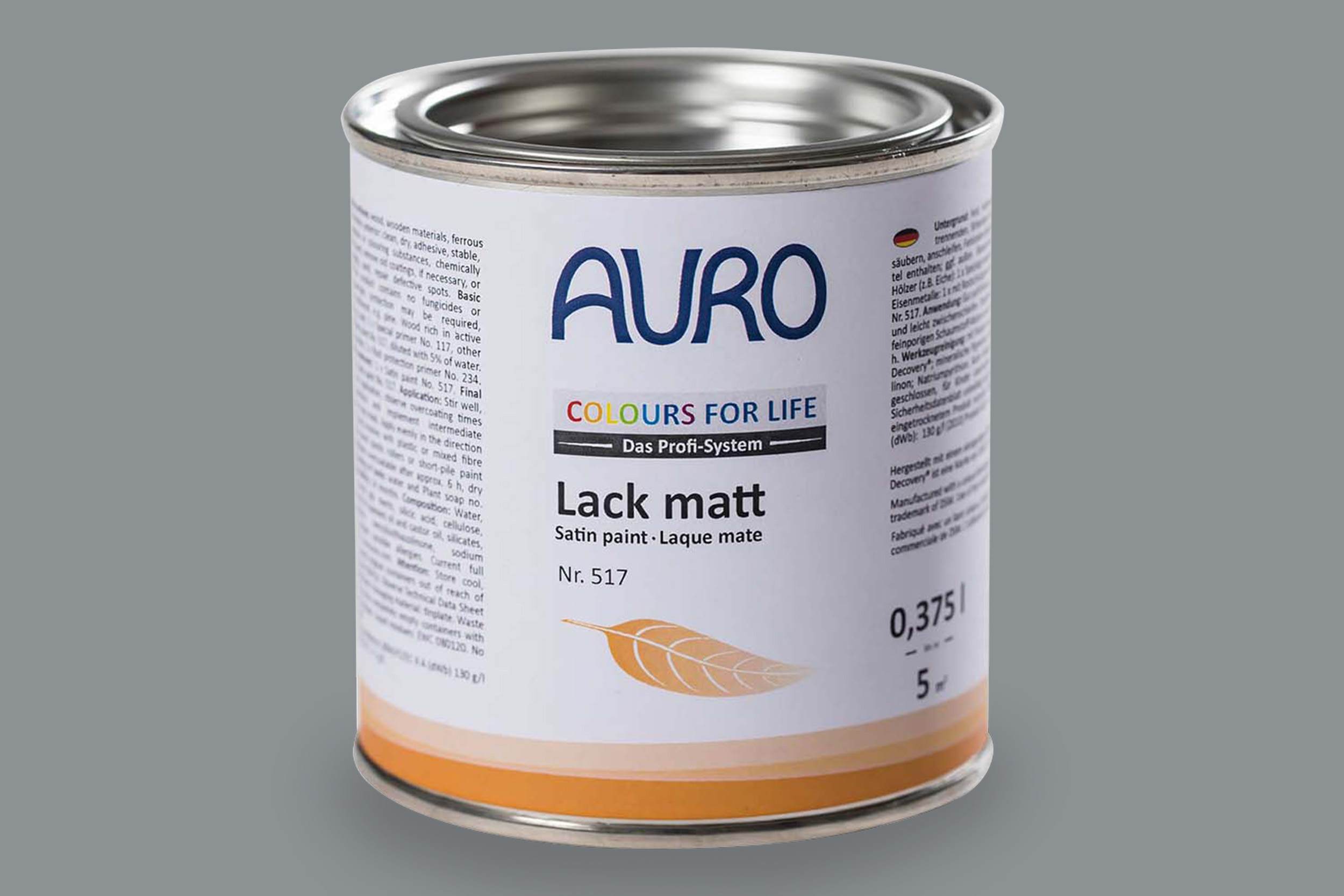 Auro Lack matt Nr. 517 Grautöne Colours for Life