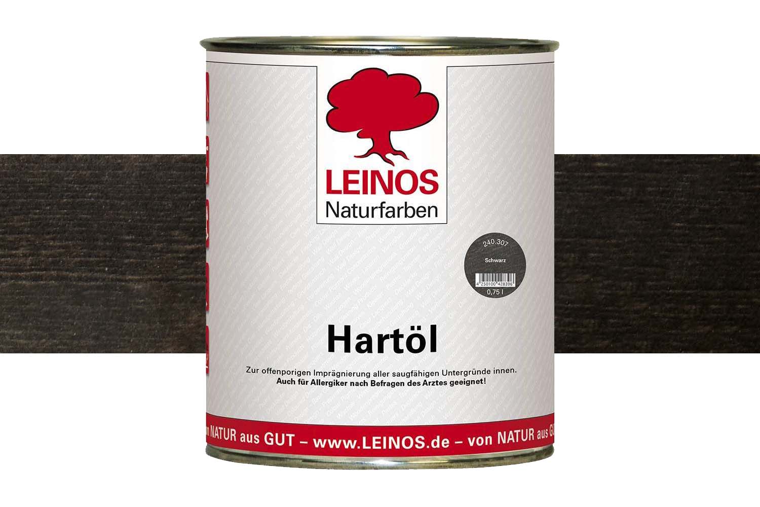 Leinos Hartöl 240 Schwarz