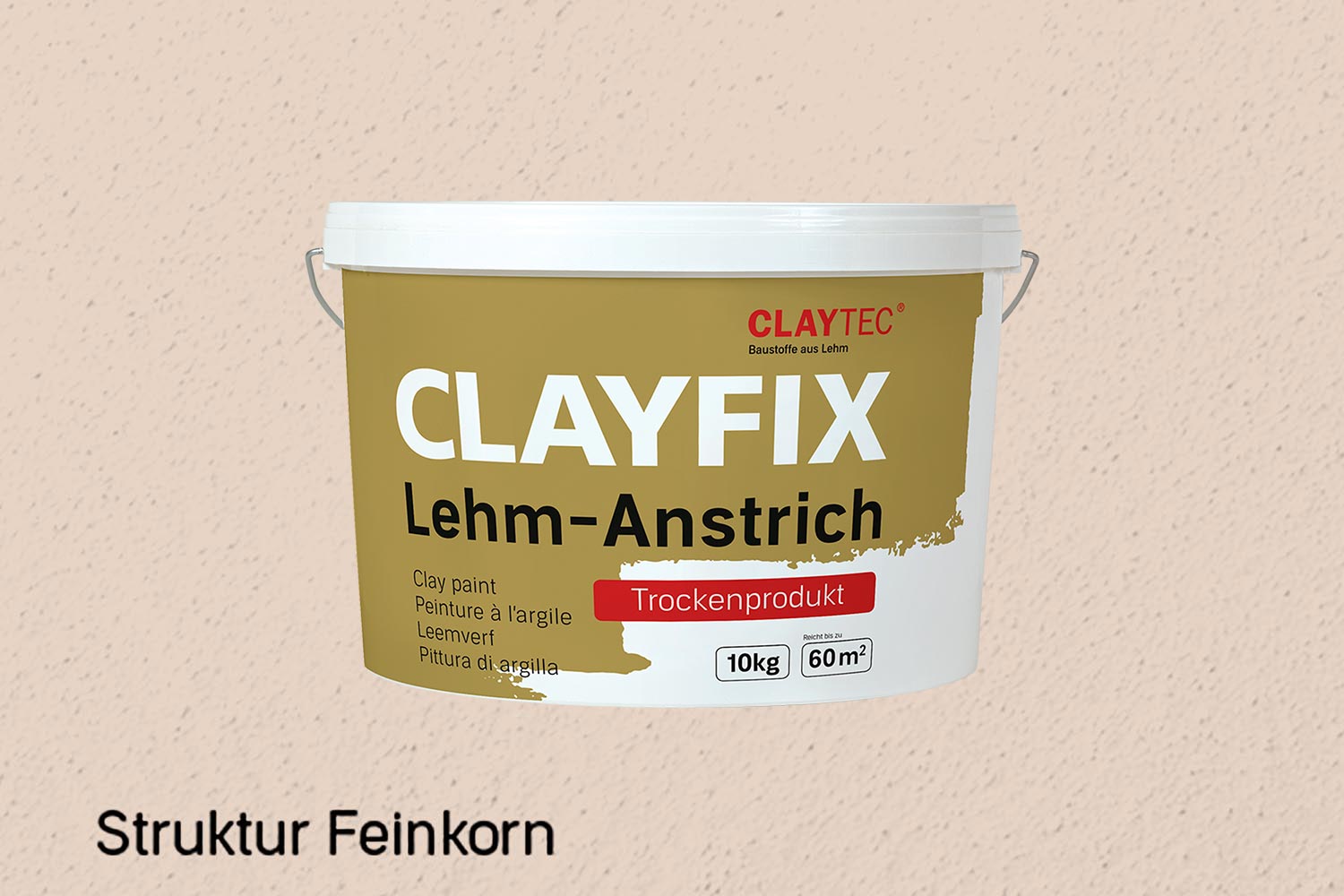 Claytec Clayfix Lehm-Anstrich Feinkorn