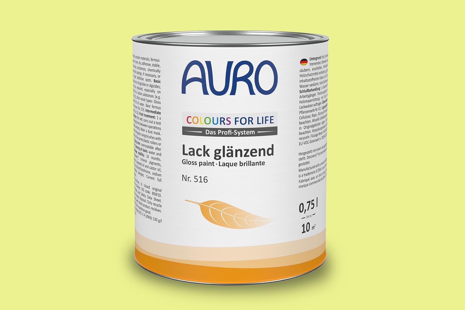Auro Lack glänzend Nr. 516 Grüntöne Colours for Life
