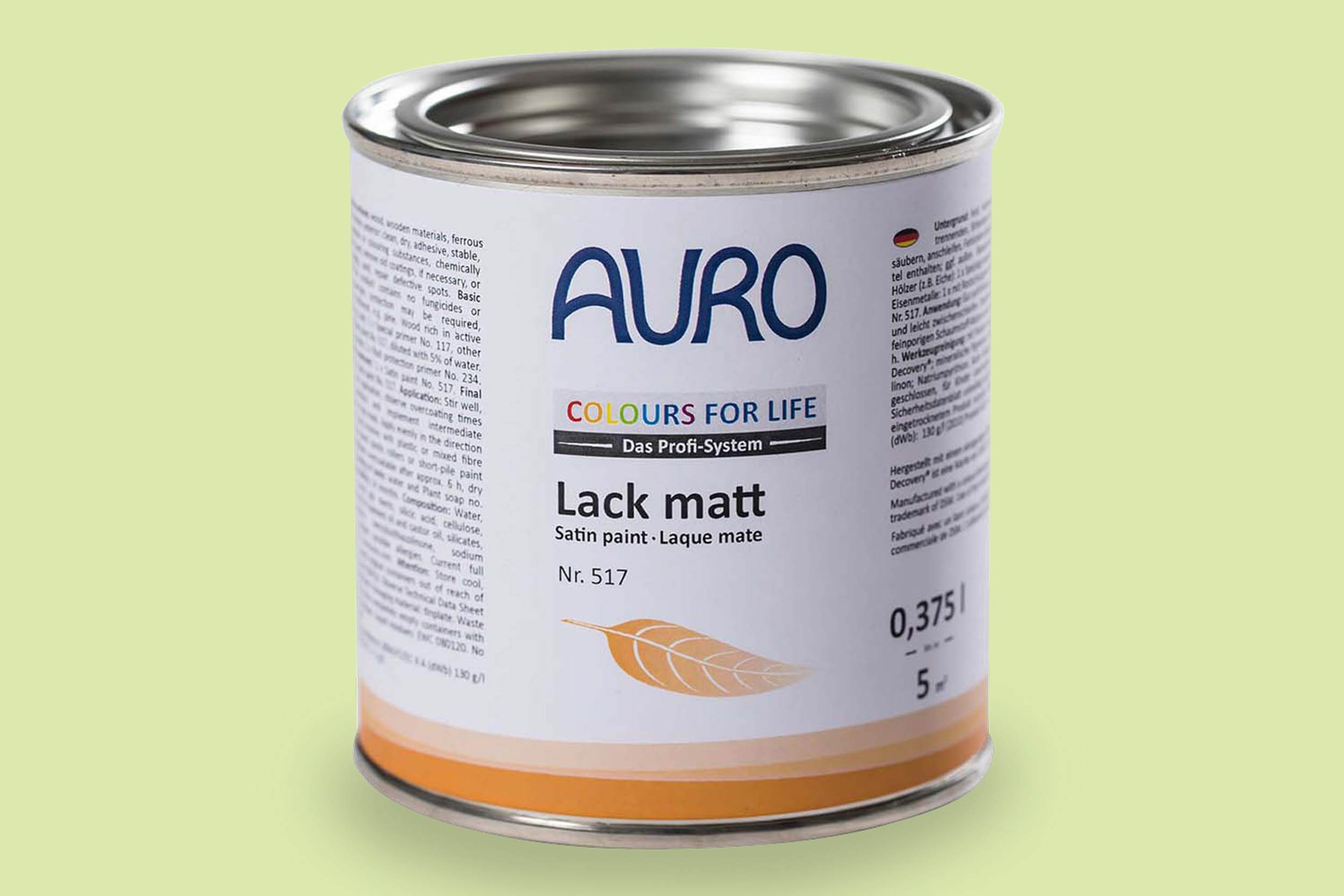 Auro Lack matt Nr. 517 Grüntöne Colours for Life