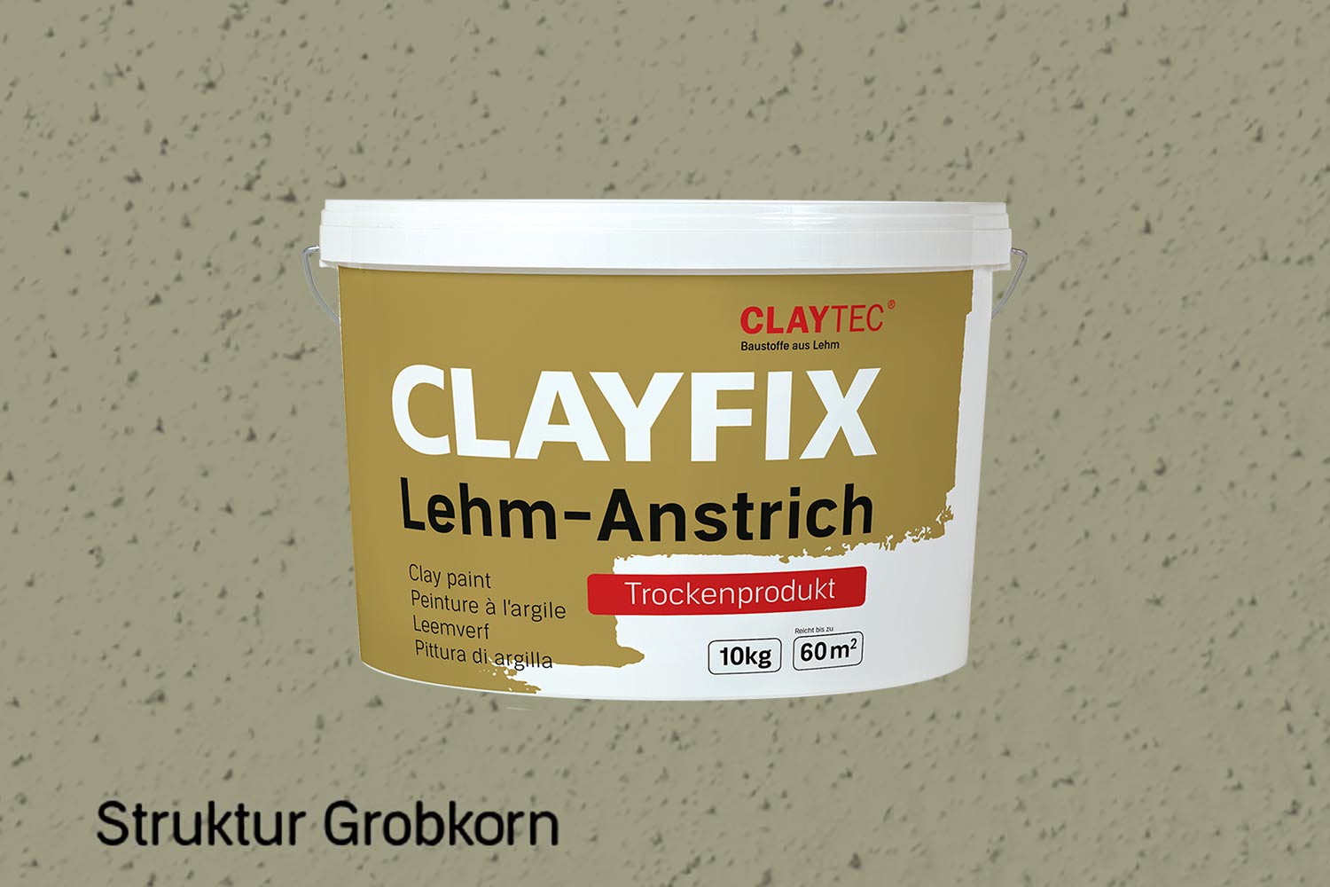 Claytec Clayfix Lehm-Anstrich Grobkorn