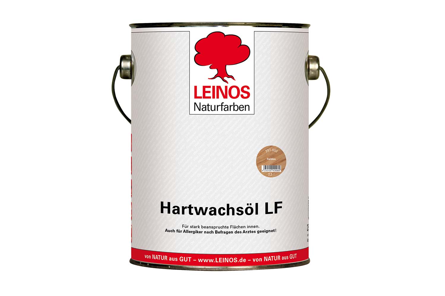 Leinos Hartwachsöl lösemittelfrei 291 Farblos