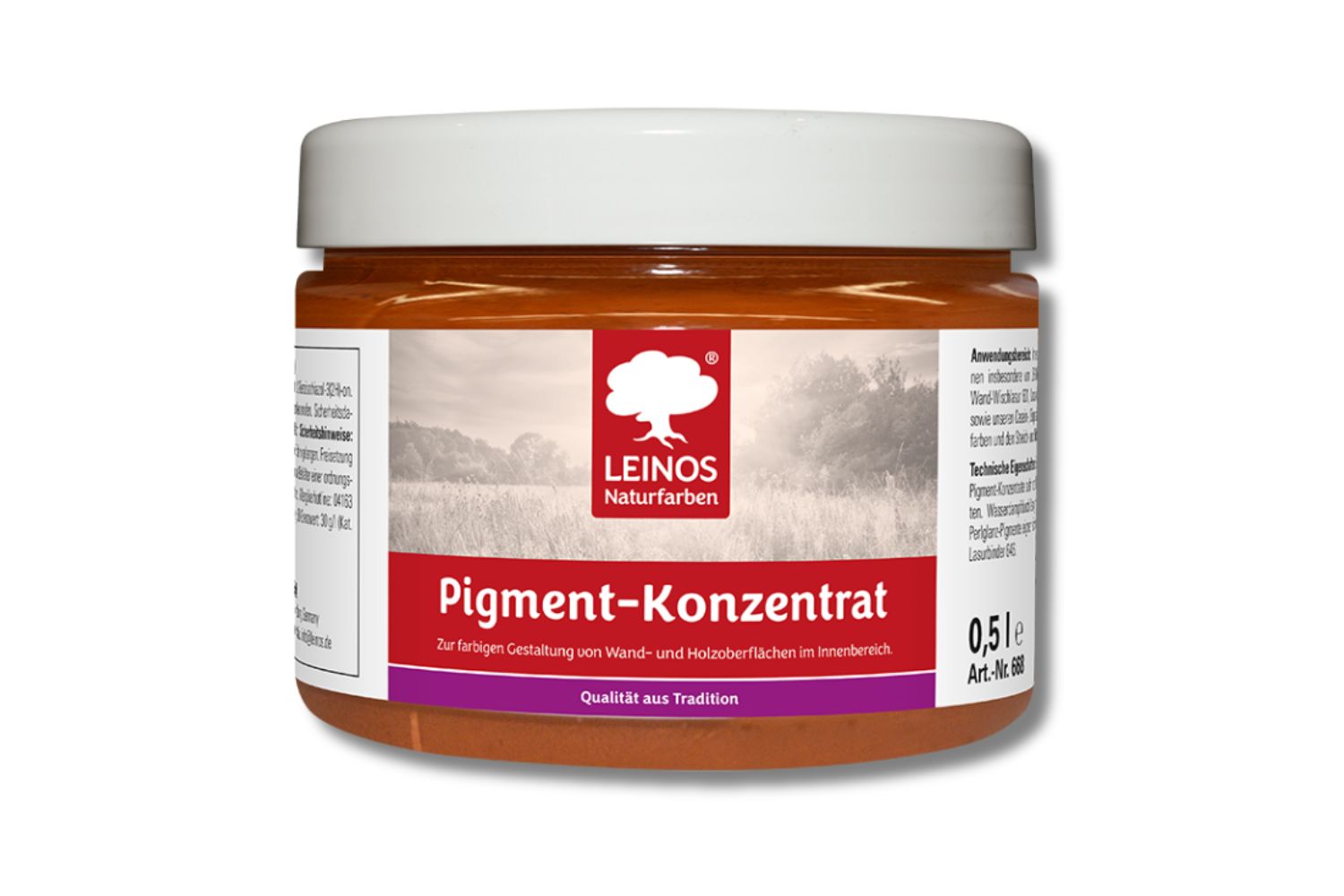 Leinos Pigment-Konzentrat 668 Pompejanisch-Rot