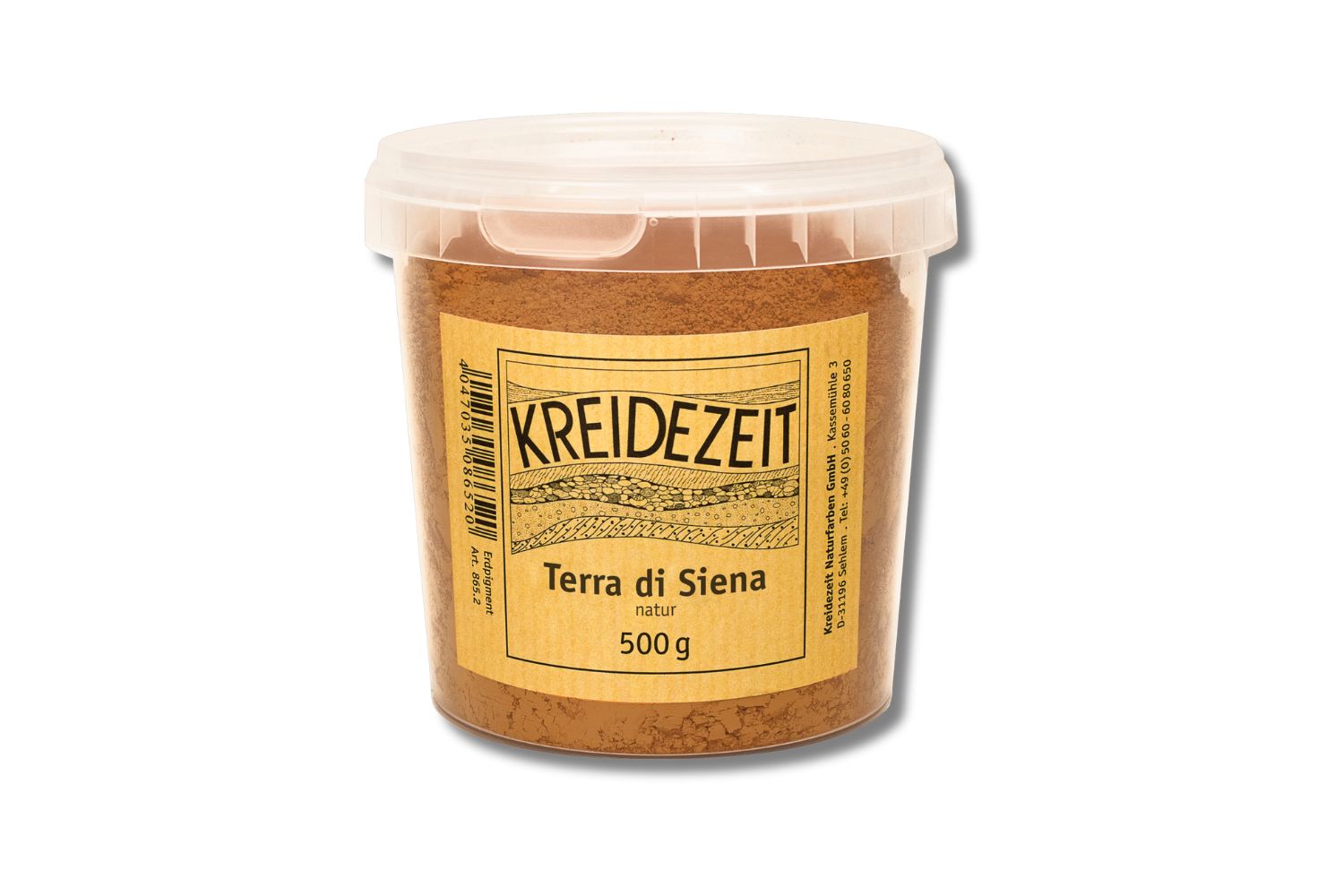 Kreidezeit Pigment Terra di Siena natur