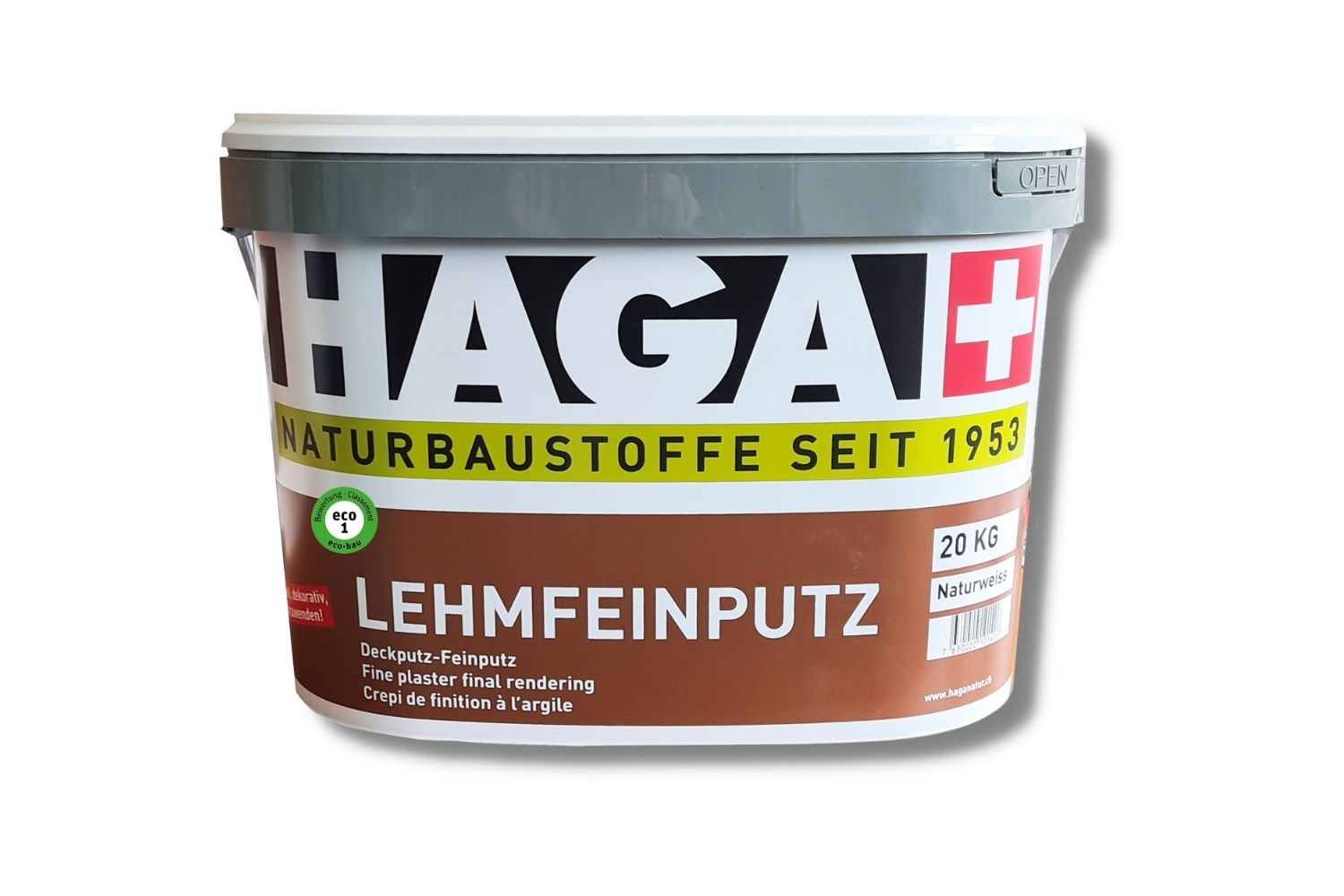 HAGA Lehm-Feinputz PREMIUM naturweiss