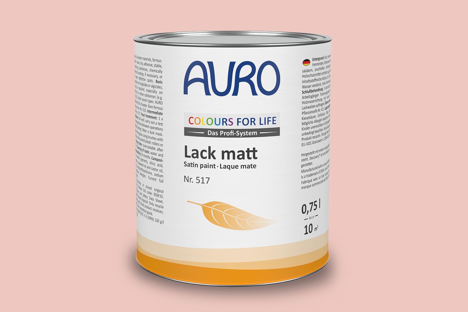 Auro Lack matt Nr. 517 strawberry delight Colours for Life