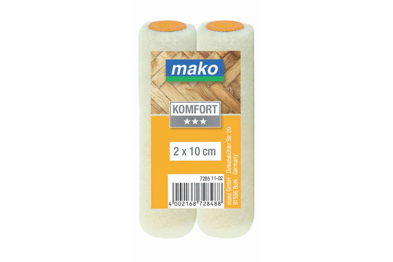 Mako Lack-Versiegelungs-Ersatzwalze Velour Komfort