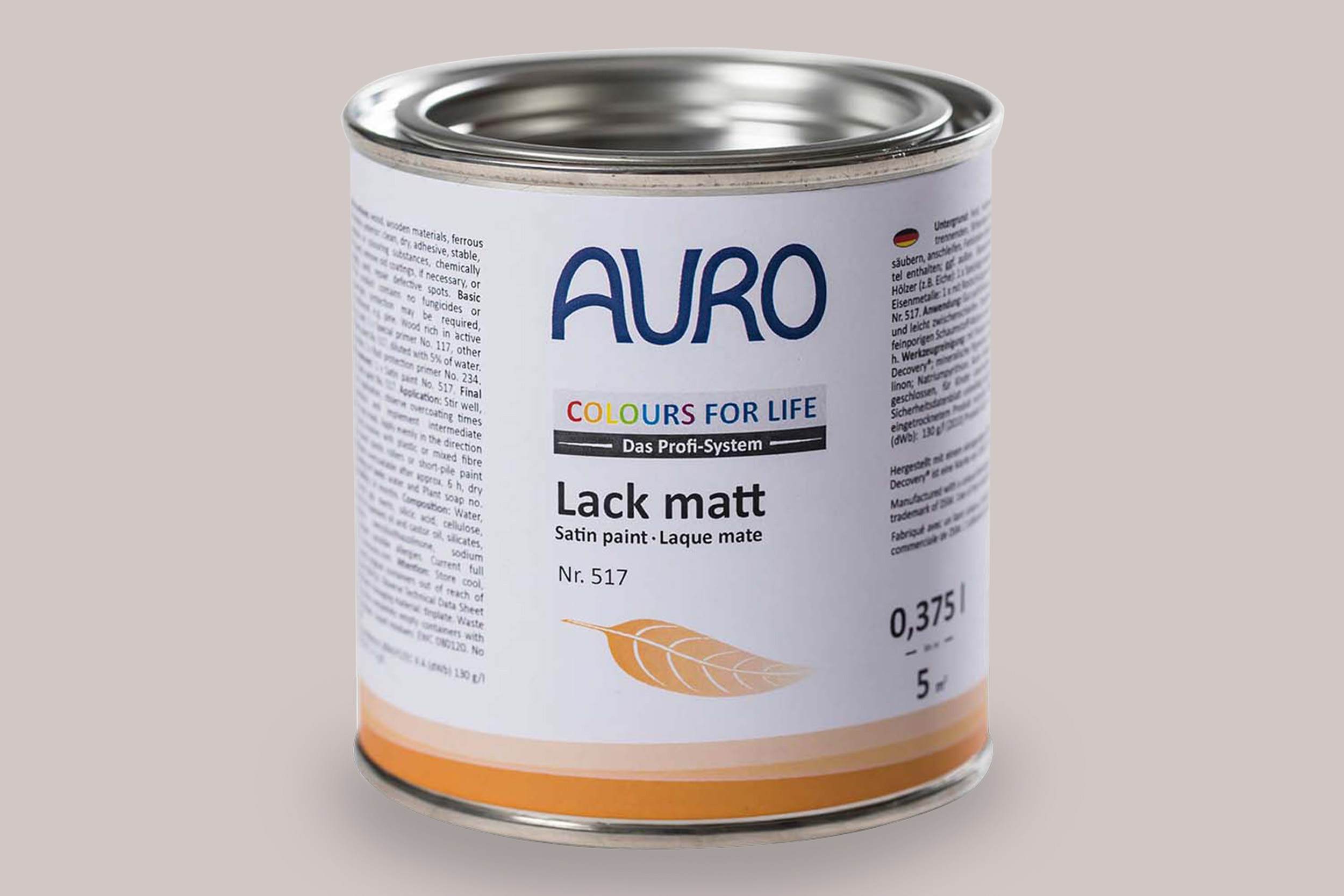 Auro Lack matt Nr. 517 Brauntöne Colours for Life