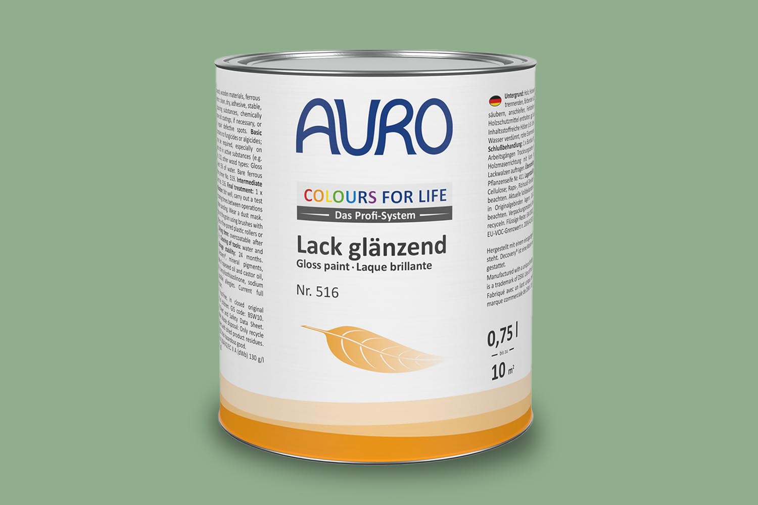Auro Lack glänzend Nr. 516 Grüntöne Colours for Life