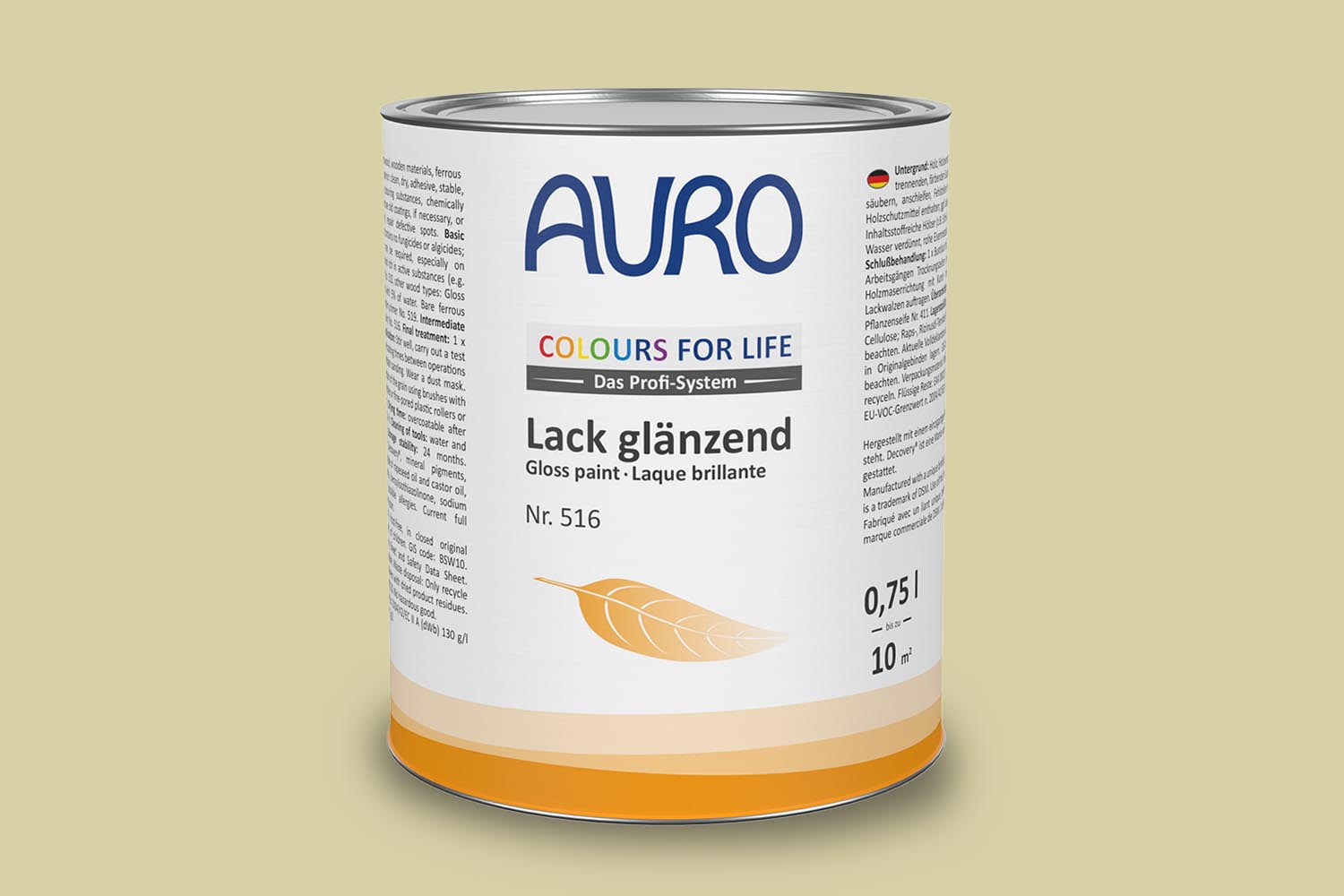 Auro Lack glänzend Nr. 516 Grüntöne Colours for Life