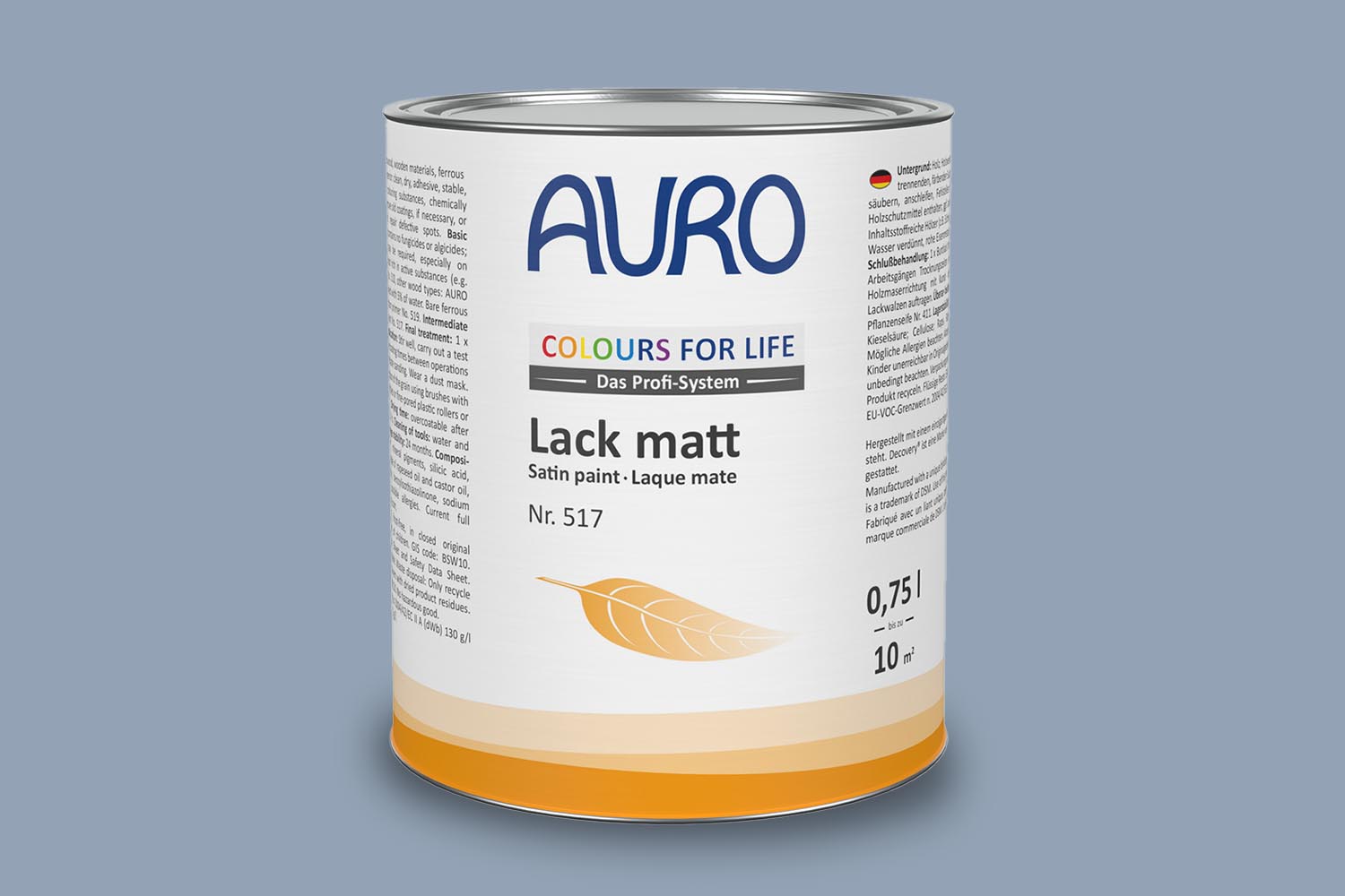 Auro Lack matt Nr. 517 Blautöne Colours for Life