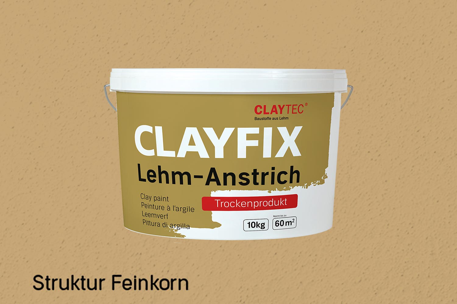 Claytec Clayfix Lehm-Anstrich Feinkorn