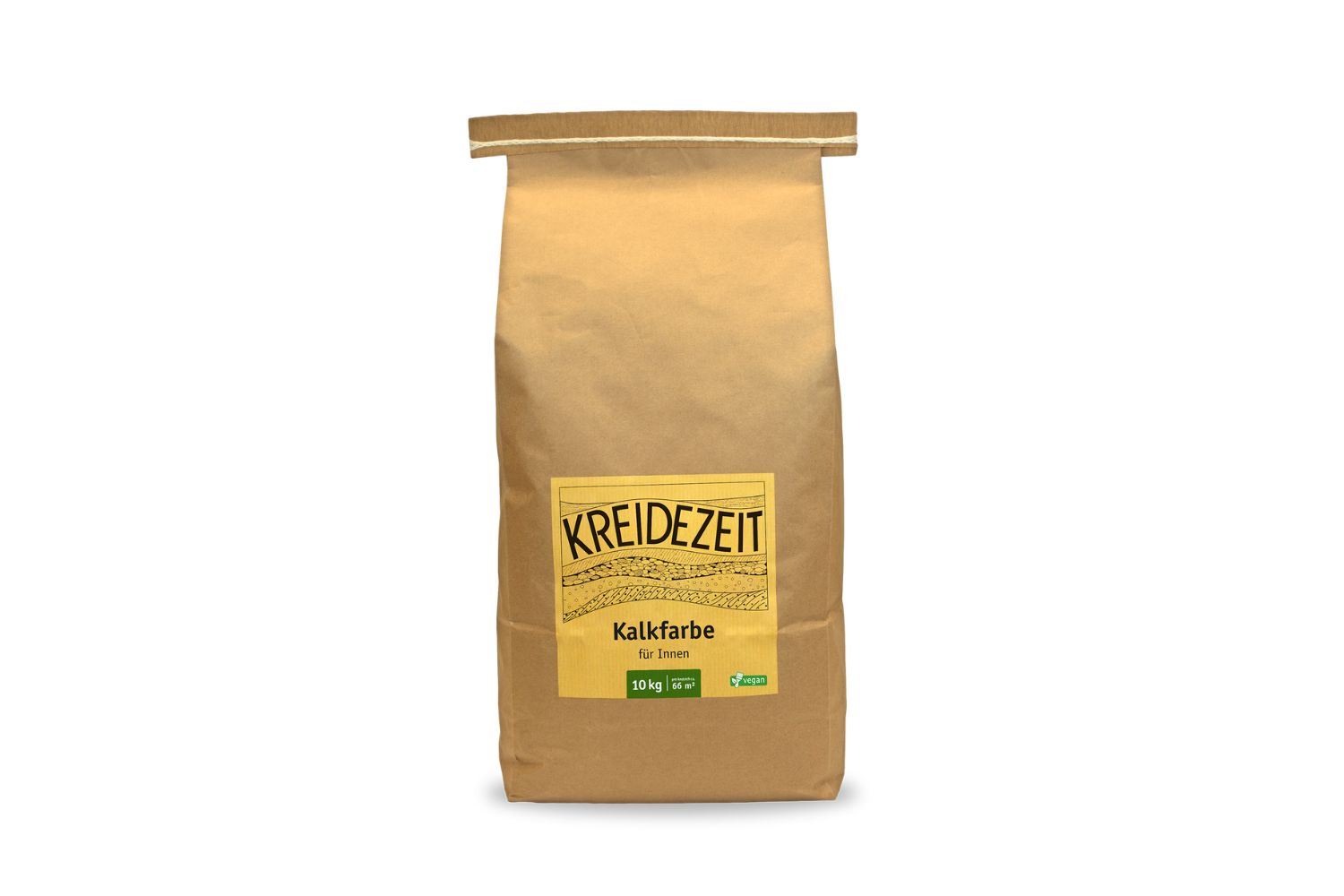 Kreidezeit Kalkfarbe gefüllt