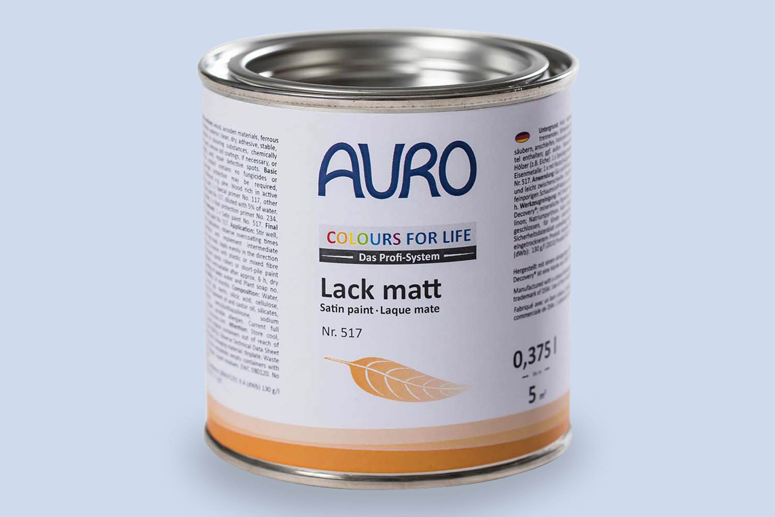 Auro Lack matt Nr. 517 Blautöne Colours for Life