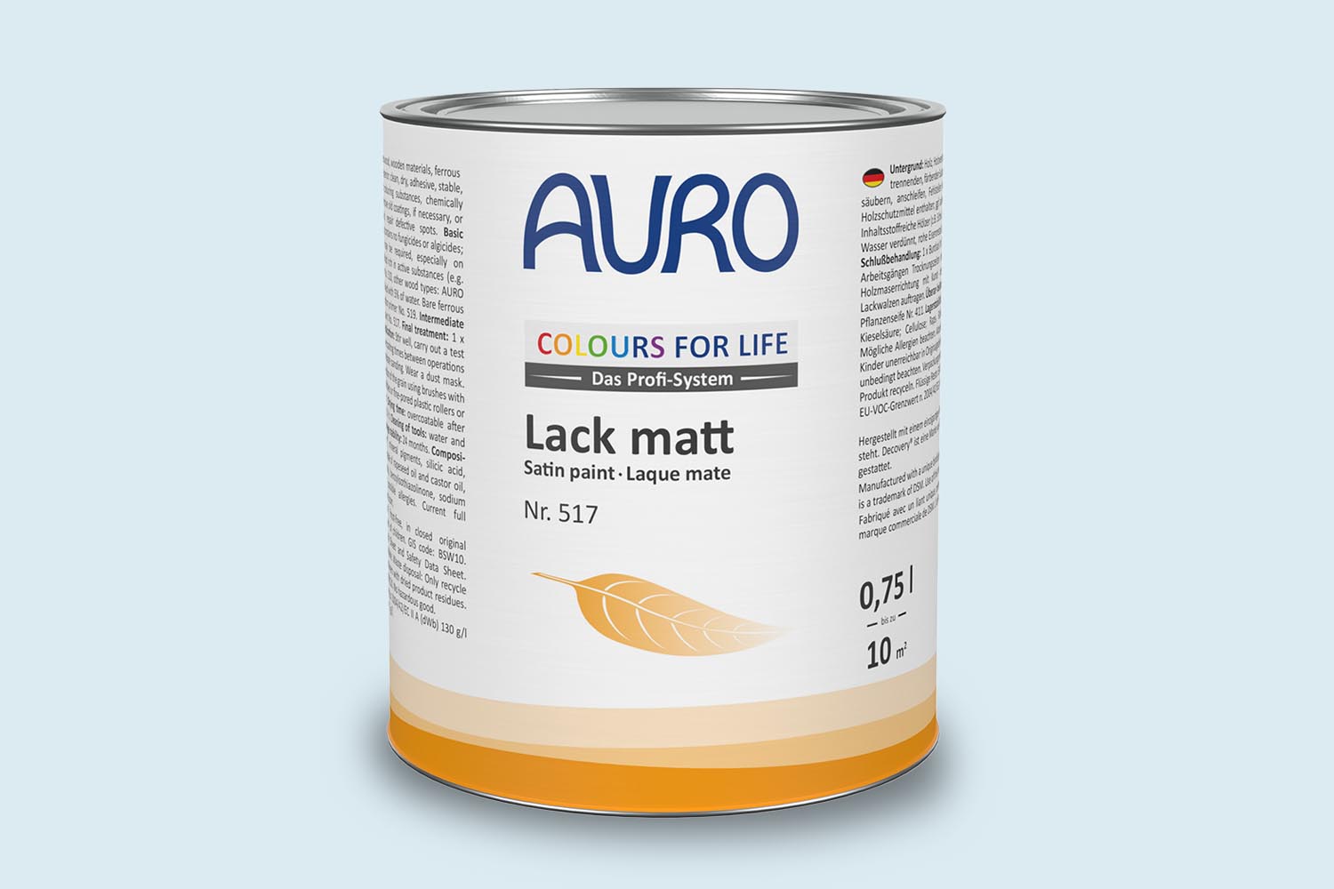 Auro Lack matt Nr. 517 ice fjord Colours for Life