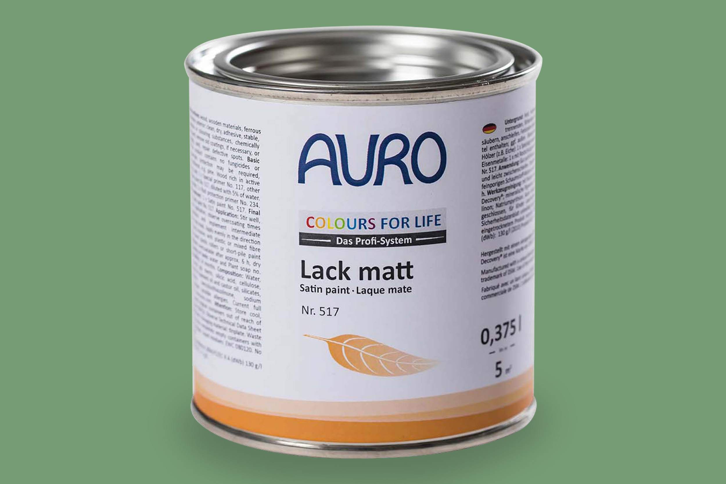 Auro Lack matt Nr. 517 Grüntöne Colours for Life