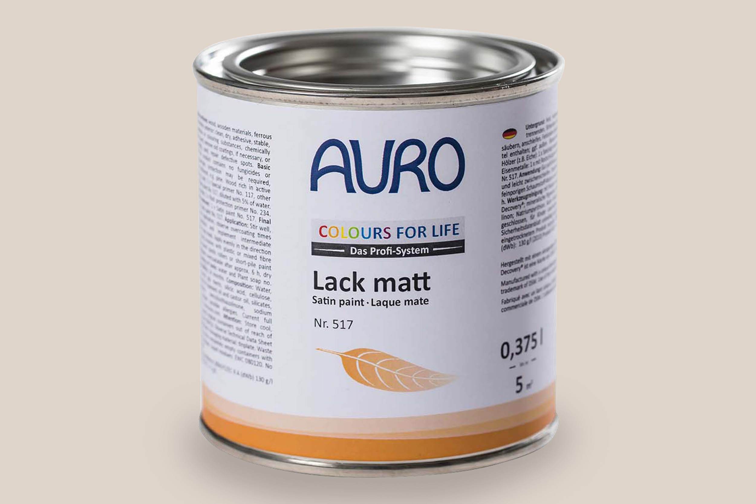 Auro Lack matt Nr. 517 Brauntöne Colours for Life