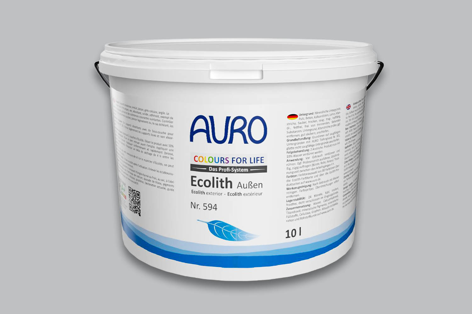 Auro Ecolith Außen Nr. 594 asphalt grey 20