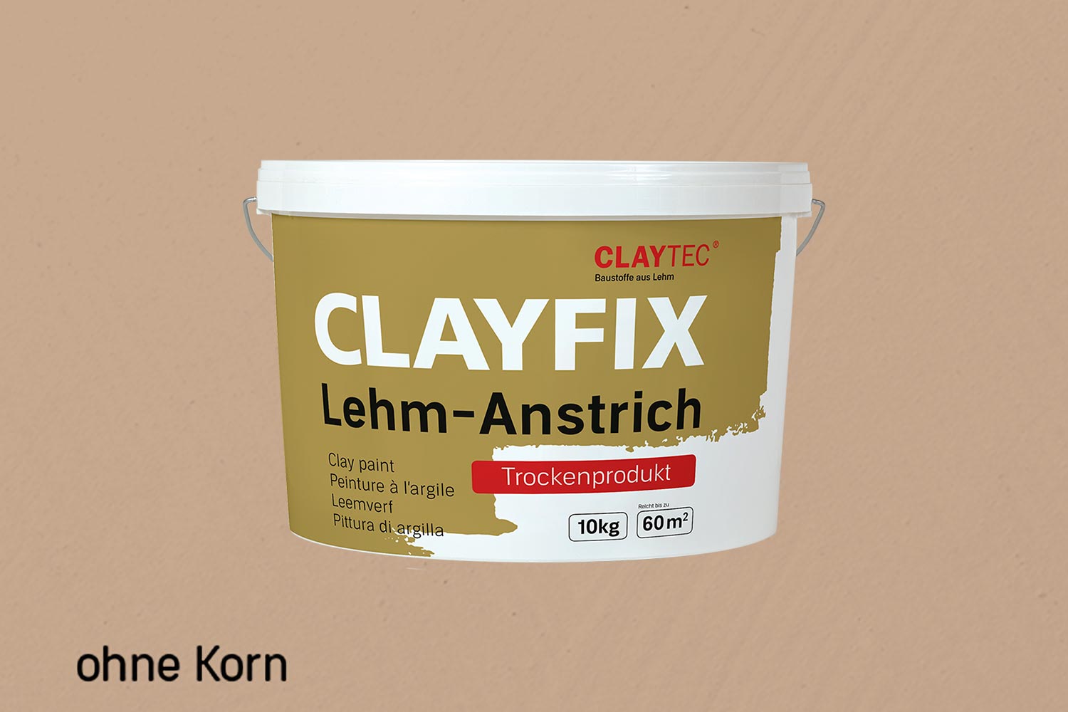 Claytec Clayfix Lehm-Anstrich ohne Korn