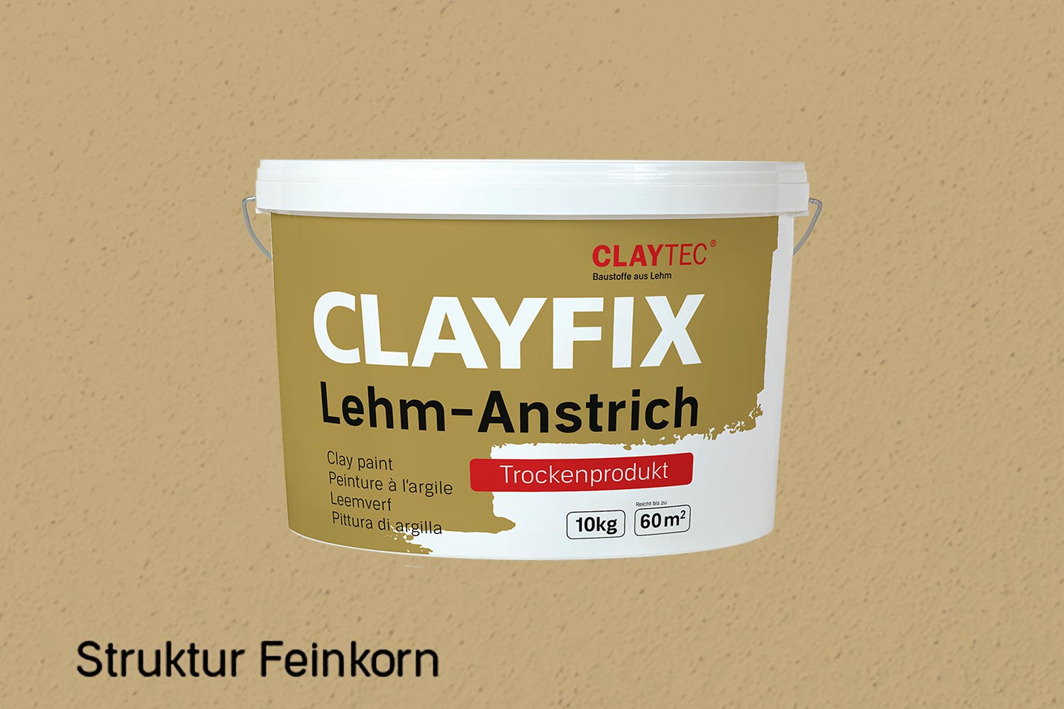 Claytec Clayfix Lehm-Anstrich Feinkorn